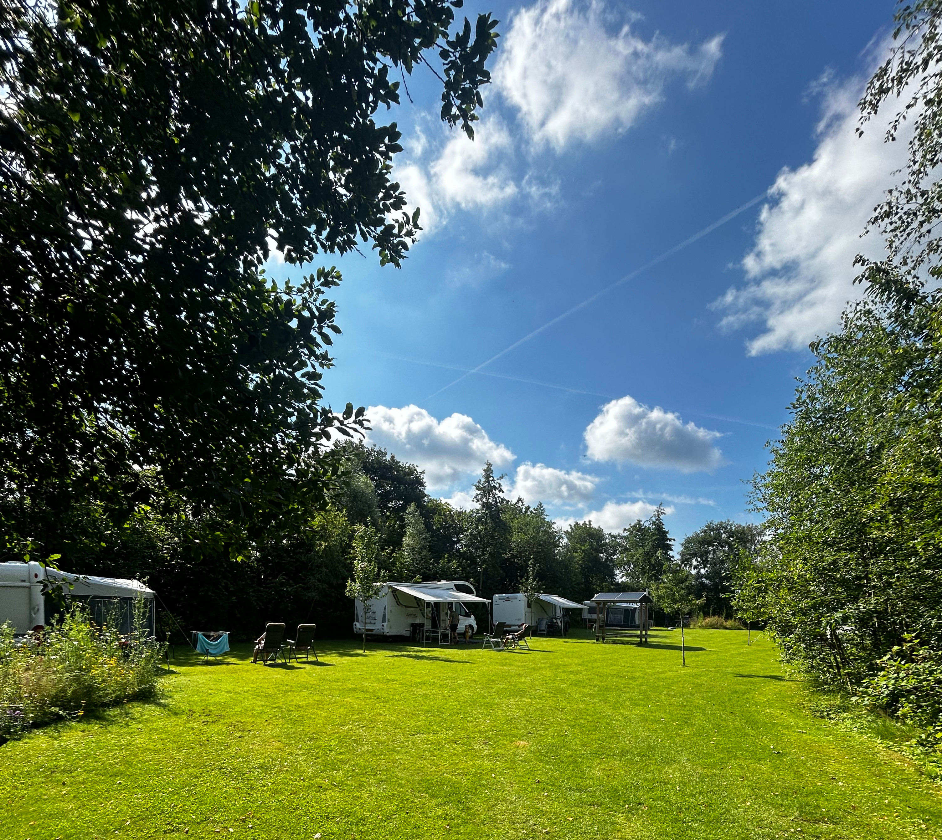 Emplacement de camping verger